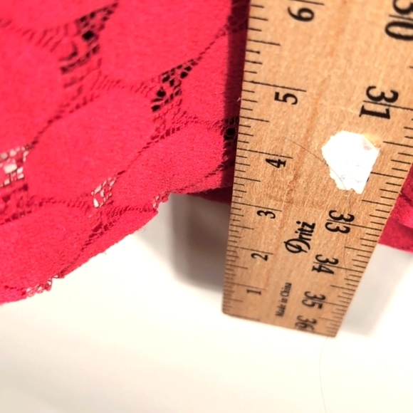 Adrianna Papell Navy Blue & Coral Pink Sheath Dot Retro Mod Dress Size 14 - Picture 7 of 16